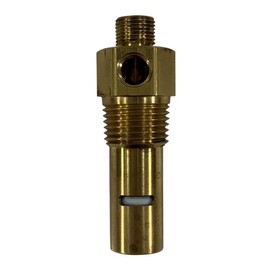 Conrader In Tank Check Valve for Air Compressors, USA Made All Brass Construction, 5/16" Compression Top Inlet, 1/2" Male NPT Bottom Outlet