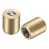 uxcell Brass Push Button Grease Oil Cup 4x5mm Ball Oiler
