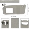 NHILES Driver & Passenger Side Sun Visor Fits for Toyota