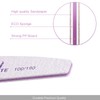 10 PCS Professional Nail Files Double Sided Emery Board(100/180 Grit)