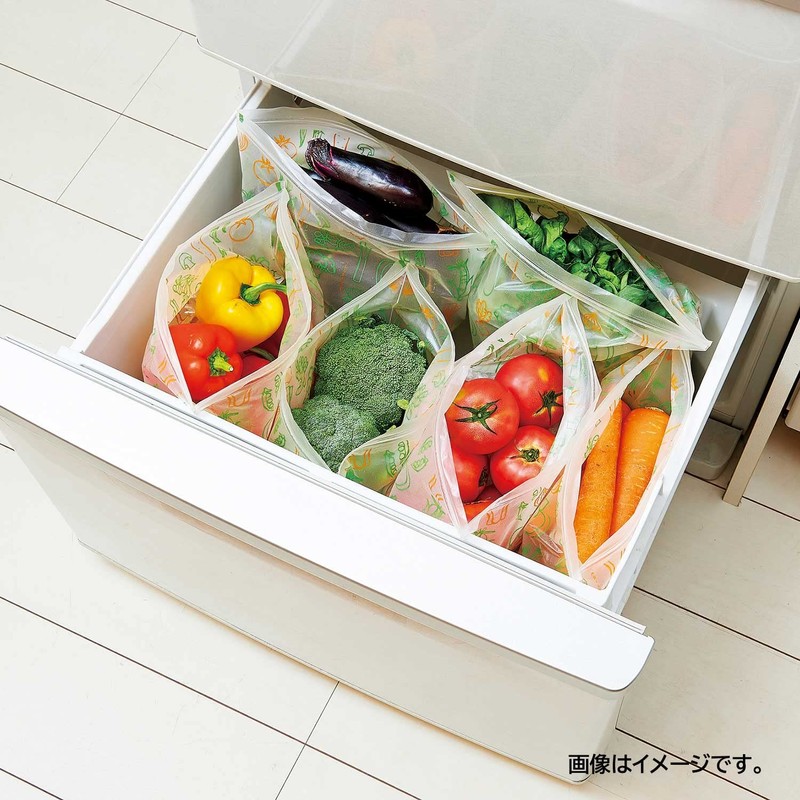 Bestco Cogit Vegetables Fruits Freshness Retention Reusable Bags Veggie Shaki-chan