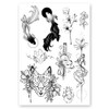 AWAKEN Temporary Tattoo Stickers Waterproof Vegetable Formula Lasts 1-2 Weeks