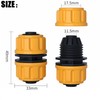 1/2 inch 2in1 Plastic Graden Tap Connectors 4 Pcs Hose