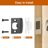 sourcing map 2 Set Door Strike Plate, 57mm x 45.0mm