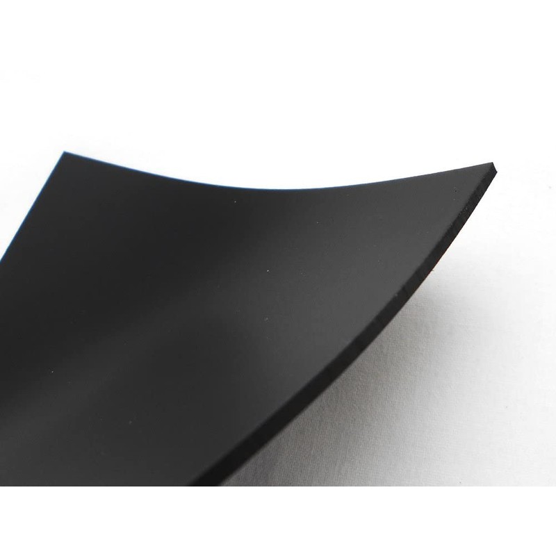 Wake Industry NBR-21 NBR Rubber Sheet, Black, Thickness 0.1 x