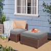 YISUN Waterproof Couch Cushion Slipcovers, Stretch Individual Seat Cushion Covers,