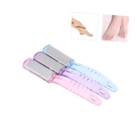 FRCOLOR 1pc Double-sided Foot Callus Remover Tool for Men Women Exfoliating Scrubber for Dry Skin Care Random Color Hard Skin Removal