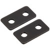 Morrigin Joint Mini Flat Plate, Black, 2 Pieces, 0.4 inches