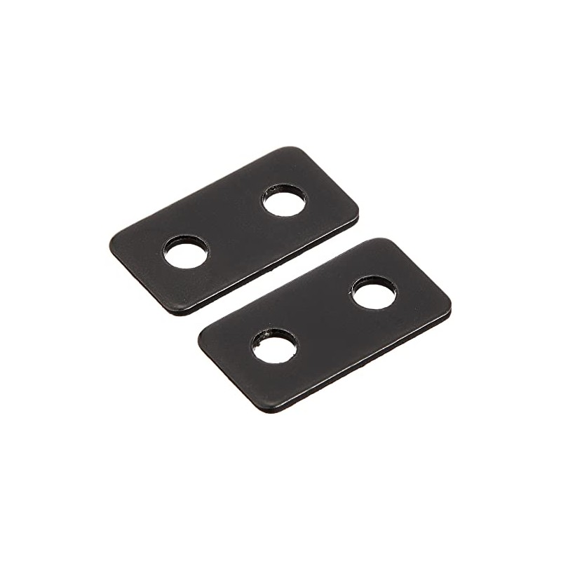 Morrigin Joint Mini Flat Plate, Black, 2 Pieces, 0.4 inches