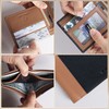 VISOUL Leather Bi-fold Wallets for Men with RFID Blocking Two