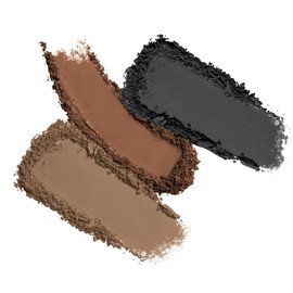 AFGHOUZ 3 Colors Eyebrow Powder Set, Brow Powder Makeup Palette, Defining and Sculpting Brows, Waterproof Eye Contour Kit with Brush Applicator