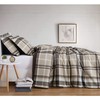 Truly Soft Paulette Plaid Taupe Twin XL 2 Piece Duvet