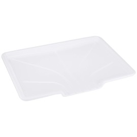 Pearl Metal Aldeo HB-4593 Metal Dish Drainer Basket with Tray for Water Flowing, White, Vertical Place, White