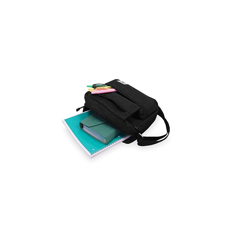 Everest Bolsa cruzada, Negro -, Una talla, Bolso cruzado