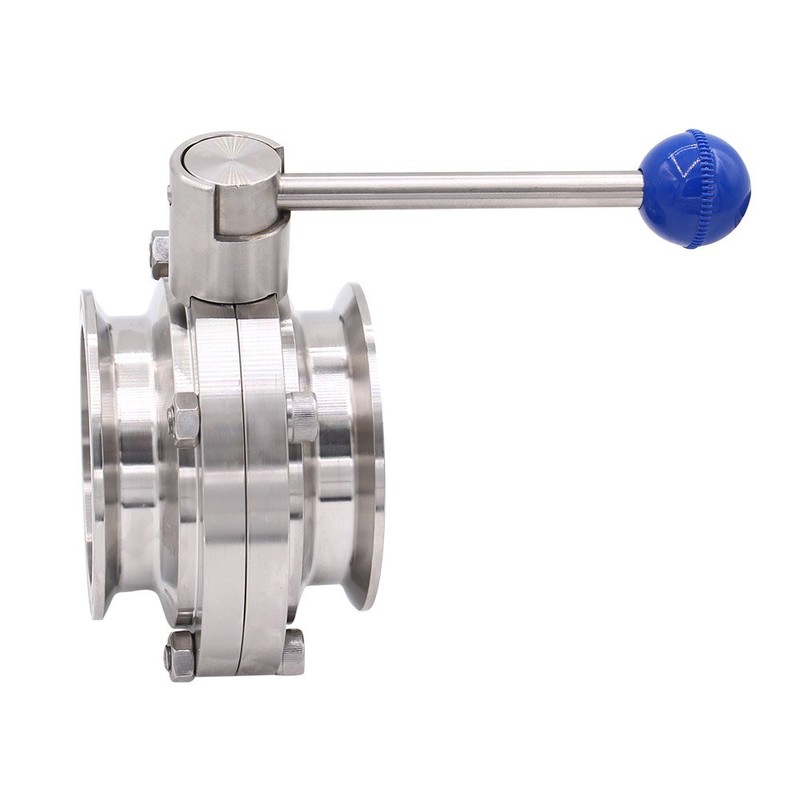 DERNORD Sanitary Butterfly Valve with Pull Handle Stainless Steel 304