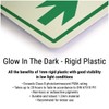 vsafety 14044 ap-g "Fire Exit Arrow to Right" Sign, Glow