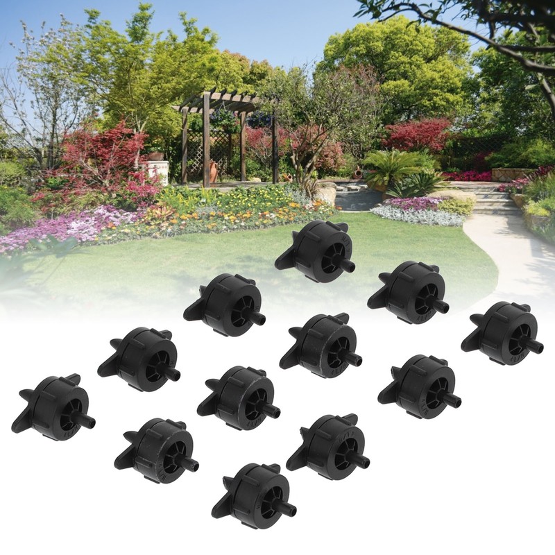 100Pcs 4L Pressure Compensating Drip Emitters Detachable Irrigation Dripper Nozzle