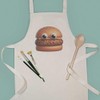 Azeeda 'Funny Burger Face' Kid’s Cooking Apron (AP00085166)