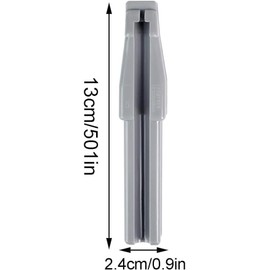 Gray 3 in 1 Eyebrow Pencil Sharpener, for Eyebrow Pencil Eye Pencil Sharpener, Duckbill-Shape Eyebrow Sharpener Auxiliary Tool for Waterproof Peel Off Brow Pencils for Beginners and Professional