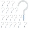 BOUBONI 18PCS Metal Ceiling Hooks 2 Inch Heavy-Duty Multipurpose Screw-in