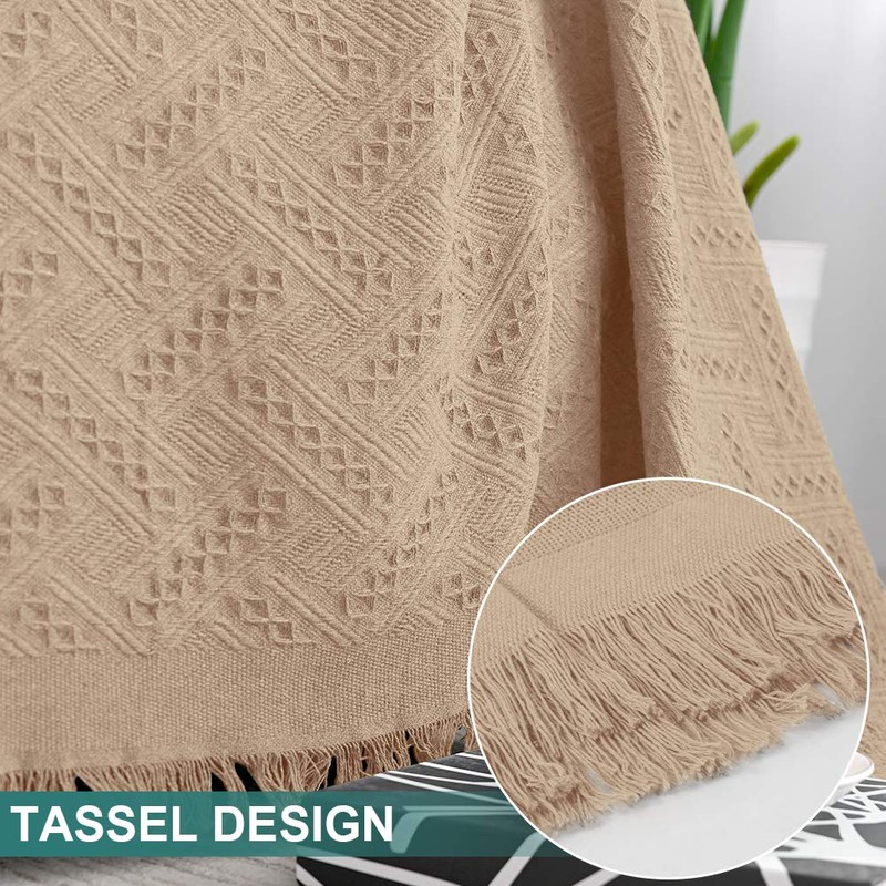 MYSKY HOME Couch Cover Sand Sofa Covers for 2 Cushion