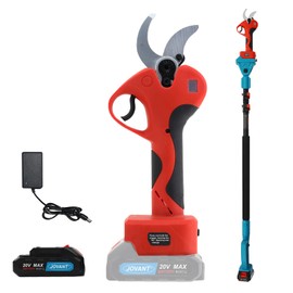 Pole Electric Pruning Shears with Portable Bag.Pole 1.6Inch Electric Pruner for Tree Trimming Pole Tree Trimmer with 1Pcs 2000mAh Batteries(Jovant)