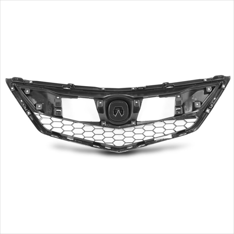 Factory Style Honeycomb Mesh Front Bumper Grille Grill Compatible with