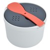 Microwave Rice Cooker 2L Food Grade PP Material Rice Spoon
