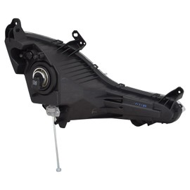 HEADLIGHTSDEPOT Fog Light Compatible With Hyundai Elantra 2014-2016 CAPA Certified Left Driver Side Halogen Black Housing Fog Lamp