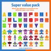 26 Pieces Alphabet Robots for Kids Alphabet Learning Toys, Alphabots