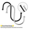 MgcTolBox 20PCS S Hooks，Premium Stainless Steel Metal Hanging Hooks Multifunction,Heavy-Duty