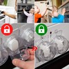 Cooker Child Lock Set, 6 Pack Button Covers, 1 Pack