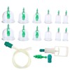 12pcs Vacuum Suction Cupping Cup Acupuncture Therapy Massage Cupping Set