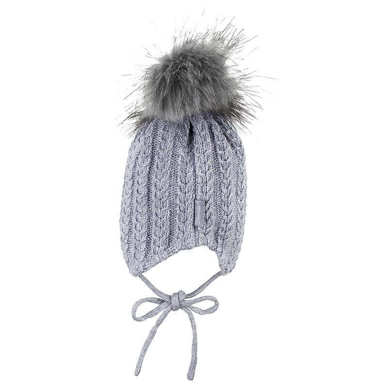 Sterntaler Unisex Baby Knitted Hat, silver mel.