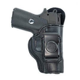 Maxx Carry Inside The Waistband Leather Holster for Beretta Nano. IWB Holster with Clip Conceal Carry. Black Right Hand.