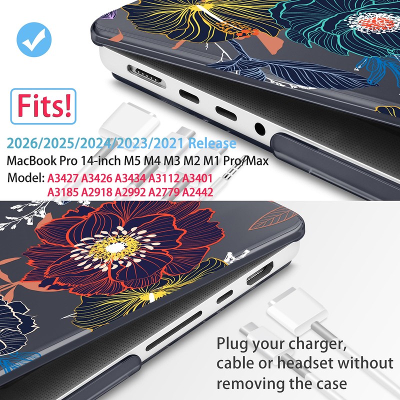Mektron Case for M5 MacBook Pro 14 inch 2026 Model