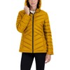 HFX Women's Short Lightweight Quilted Jacket Zipper Front Pockets Hood