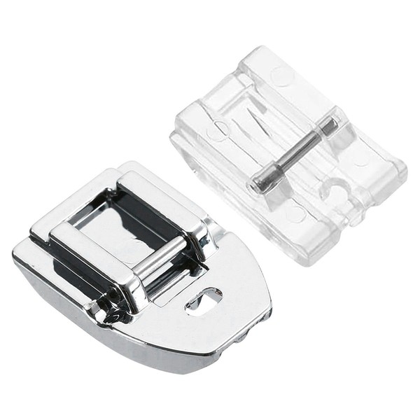QFEHTHSK 2 Piece Presser Foot, Sewing Foot Accessories, Universal Sewing