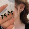 Bow Earrings for Women Gold Bowknot Earrings Trendy Ribbon Stud