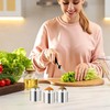 KxrTpx 6 Pcs Set Camping Cooking Set, Portable Spice Jars
