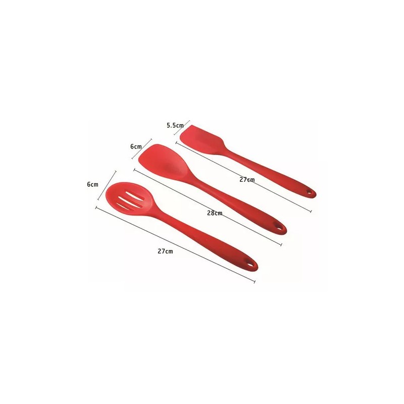 Generic Utensilios De Cocina De Silicona, 10 Piezas, Cuchara Y