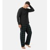LAPASA Men's Pajama Set 100% Cotton Flannel Top Long Sleeve