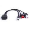 ZIWIMEGO Obd2 Cable Connector 16 Pin to 3Pin 4Pin 6Pin