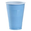 Light Blue Solid Color Plastic Party Cup (12 Oz.) 20