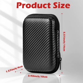 mwellewm Playing Cards Case, Case for UNO, Card Game Case, Practical Playing Card Game Box Holder (Black)