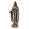 Veronese Design Lady of Grace Triptych Hinged Resin Sculpture Bronze
