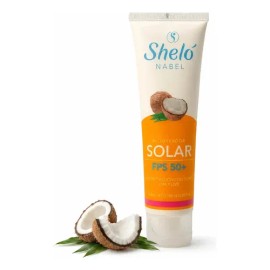 Protector Solar Sheló FPS 50  Sunscreen Block SPF 50 Natural UV Protection                                                                            