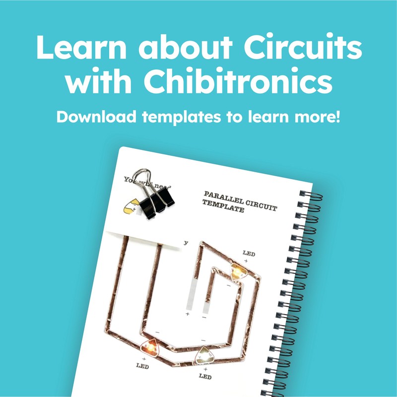 Chibitronics Conductive Fabric Tape Patches