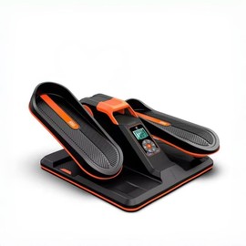 Maicifi Steppers for Exercise at Home, Stair Stepper with Resistance Bands, Under Desk Elliptical 300 lbs Weight Capacity, Ellipse Leg Exerciser with LCD Monitor