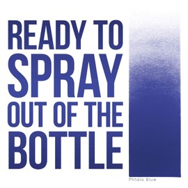 US Art Supply Phthalo Blue Transparent Acrylic Airbrush Paint 8 oz.